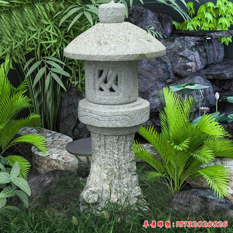 大理石燈，園林景觀擺件