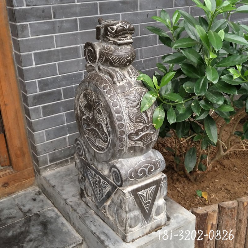 抱鼓石,獅子石門墩 (2)