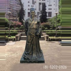 醫(yī)藥學家李時珍銅雕