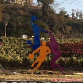 籃球運(yùn)動員塑像