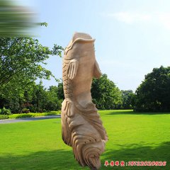 鯉魚(yú)噴泉石雕