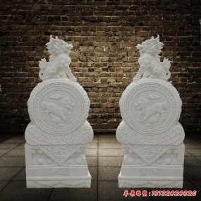 門(mén)墩石 麒麟